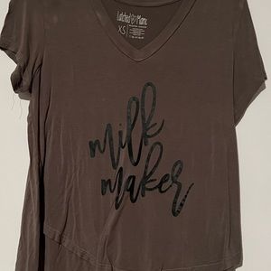 Latched Mama “Milk Maker” V Neck Nursing Tee